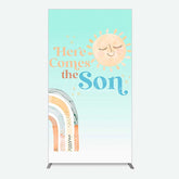 Aperturee Aperturee Rainbow Here Comes The Sun Baby Shower Rectangle Backdrop